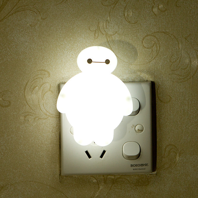 Plug In Night Light, Mini Hand Bay Max Night Light, Baby Night Light