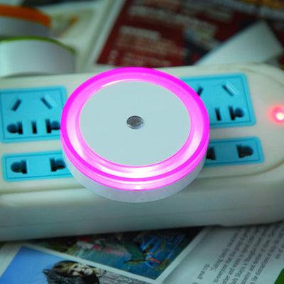 Plug In Night Light, Mini Hand Circle Night Light