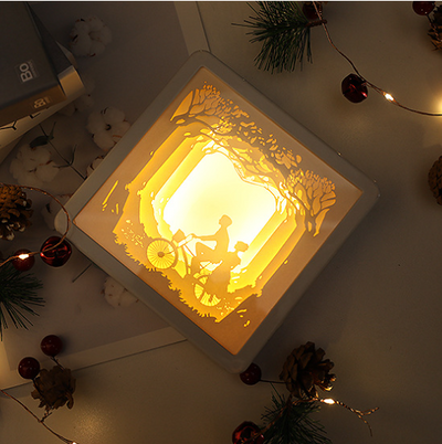 3D Three-dimensional Paper Carving Light