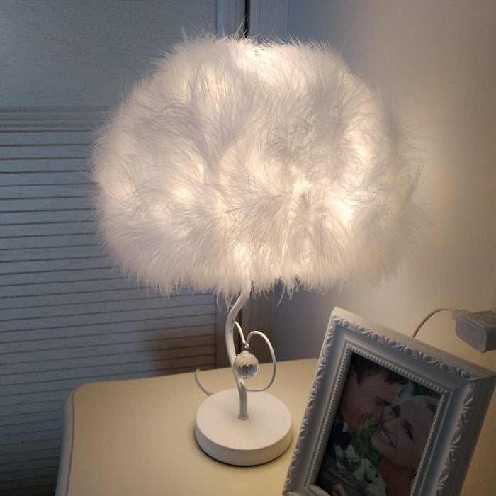 Feather Table Light, Table Night Light