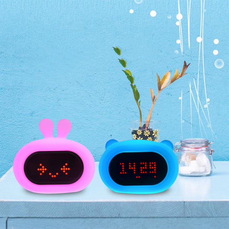 Alarm Clock Night Light - Multicolour