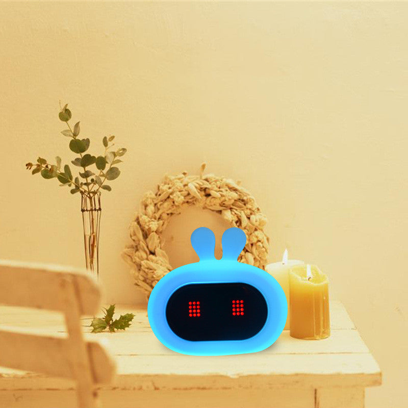 Alarm Clock Night Light - Multicolour