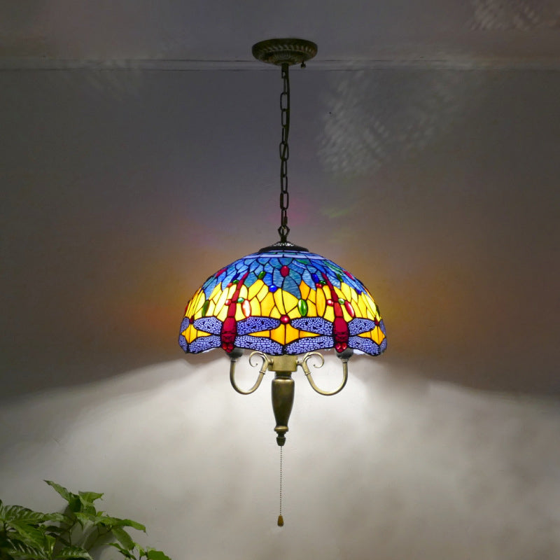 Vintage Tiffany Lamp, Pendant Light for Bedroom