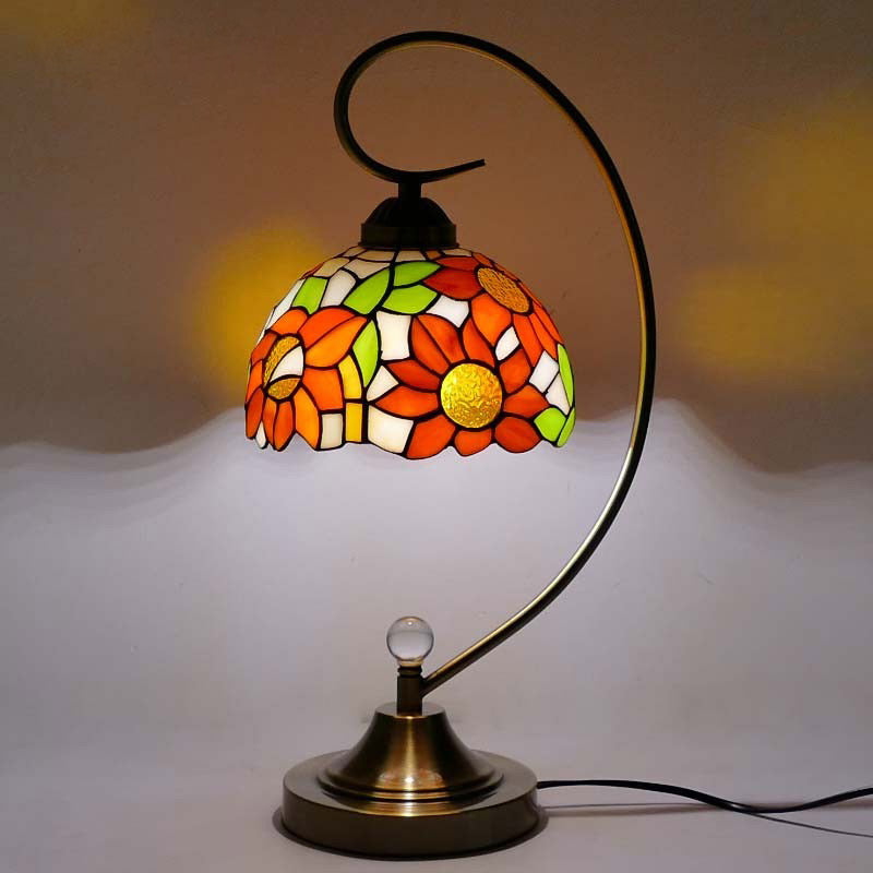 Vintage Tiffany Table Lamp for Living Room Light, Bedroom Light