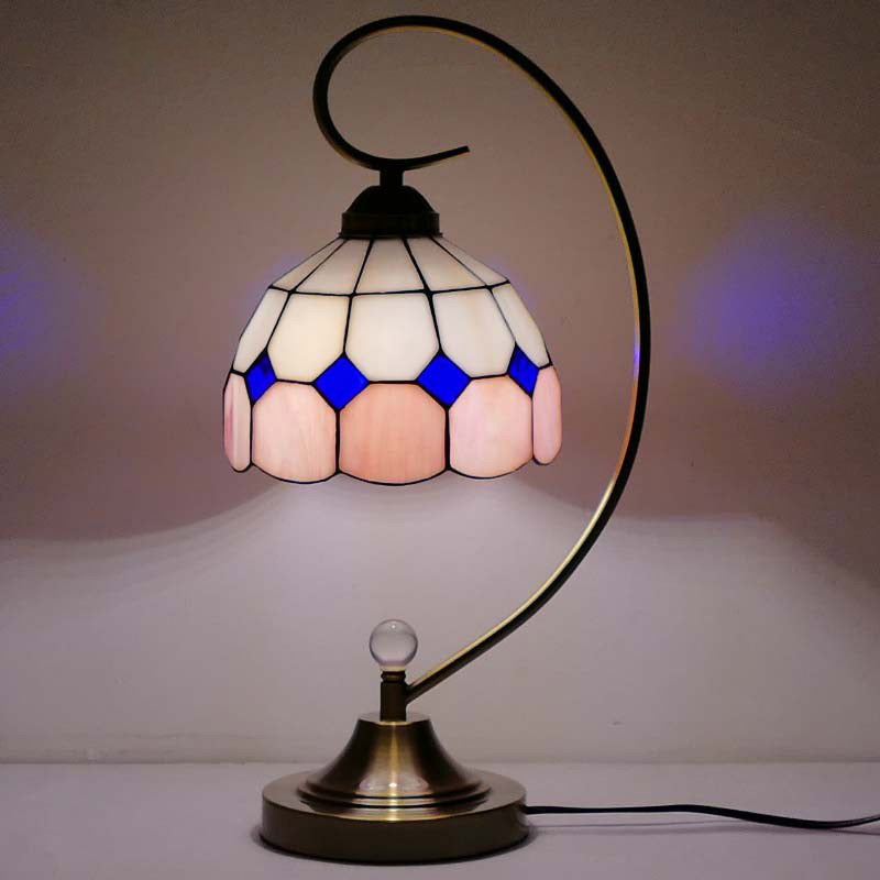 Vintage Tiffany Table Lamp for Living Room Light, Bedroom Light