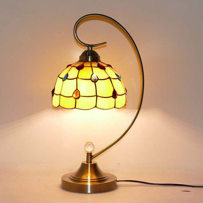 Vintage Tiffany Table Lamp for Living Room Light, Bedroom Light