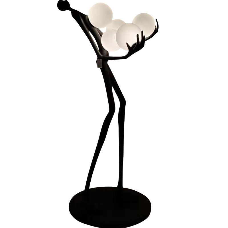 Artistic Human Body Floor Lamp, Hotel Light, Bedroom Light