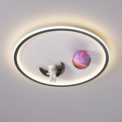 Astronaut Moon Ceiling Light, Reading Light, Living Room Light