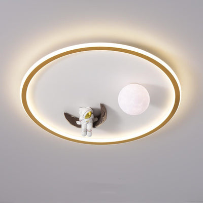 Astronaut Moon Ceiling Light, Reading Light, Living Room Light