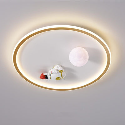 Astronaut Moon Ceiling Light, Reading Light, Living Room Light