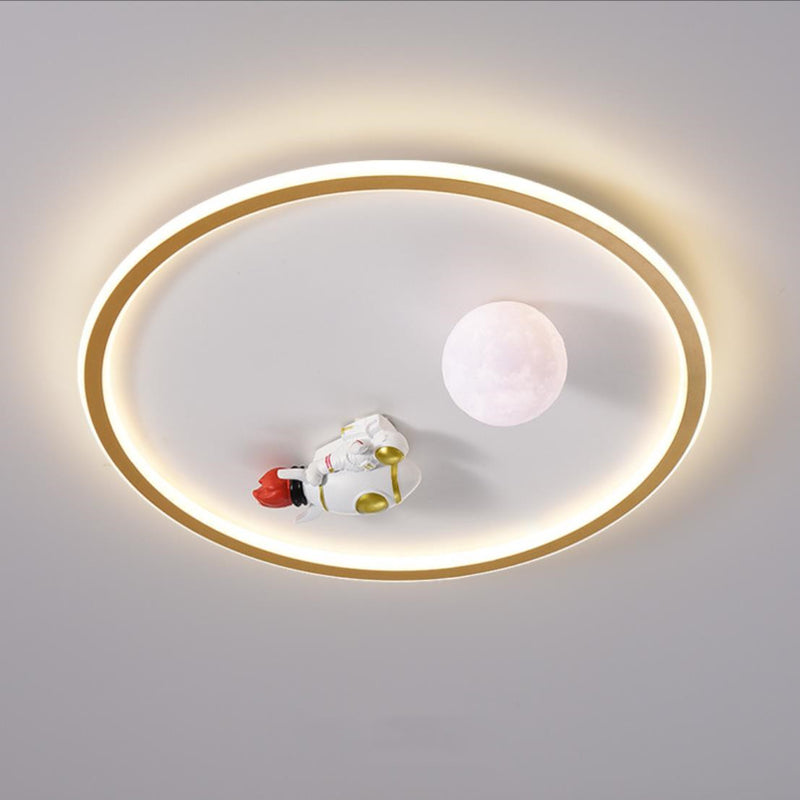 Astronaut Moon Ceiling Light, Reading Light, Living Room Light