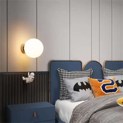 Astronaut Wall Light, Wall Light for Children's Room