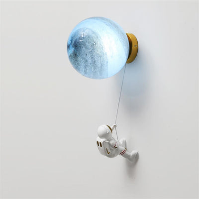 Astronaut Wall Light, Wall Light for Children's Room