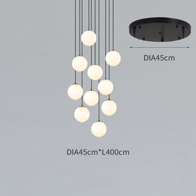 Ball Staircase Chandelier, Pendant for Living Room