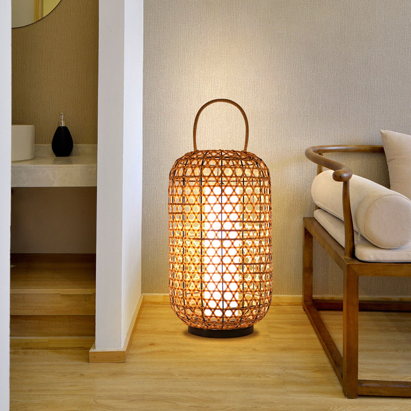 Bamboo Floor Lamp, Garden Bedroom Light, Living Room Light