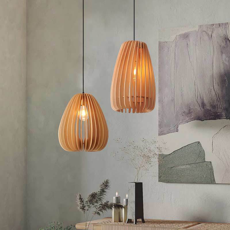 Bamboo Hanging Light, Hanging Light for Dining Room