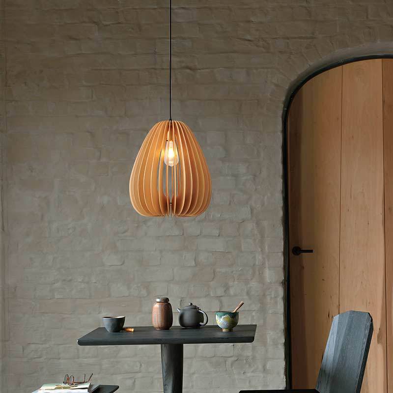 Bamboo Hanging Light, Hanging Light for Dining Room