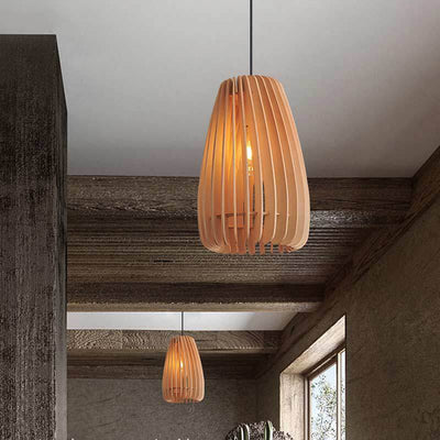 Bamboo Hanging Light, Hanging Light for Dining Room