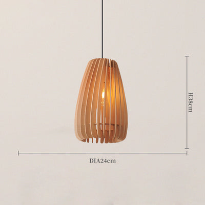 Bamboo Hanging Light, Hanging Light for Dining Room