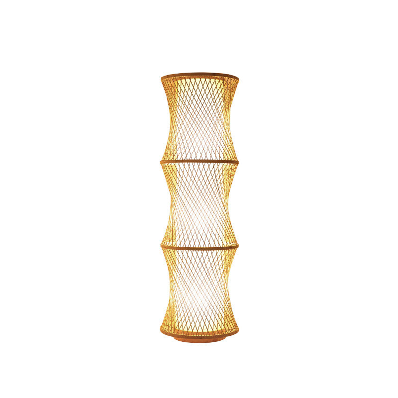 Bamboo Japanese Floor Lamp, Bedroom Light, Living Room Light