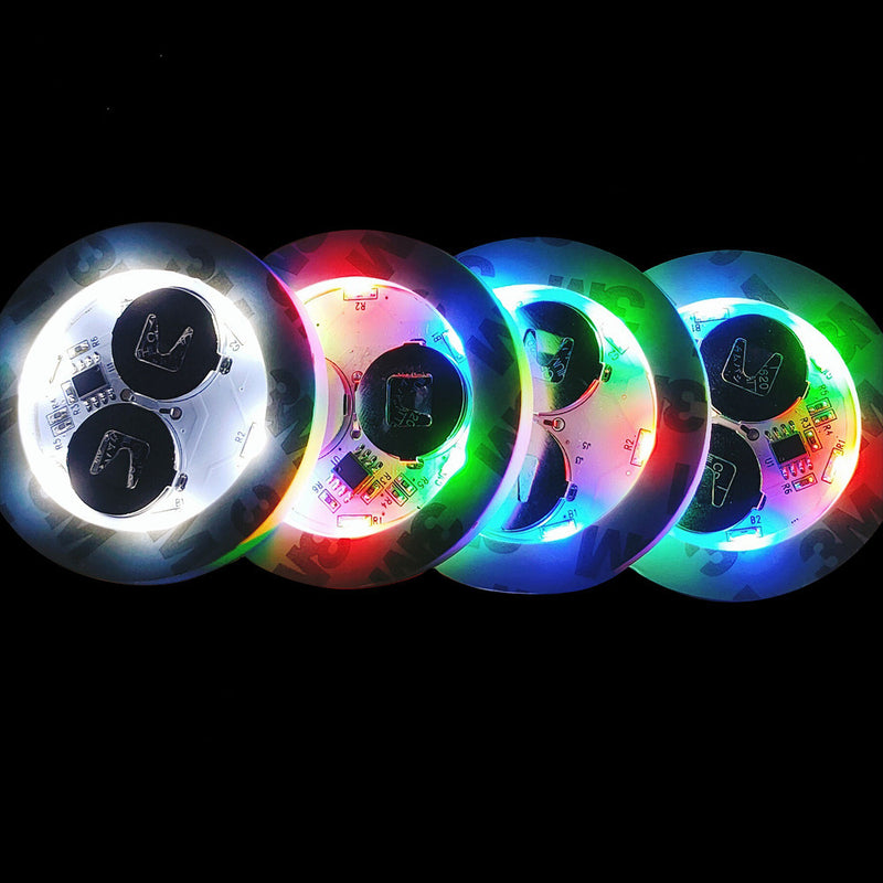 ULTRA-THIN LED Luminous Coaster - Set Of 12