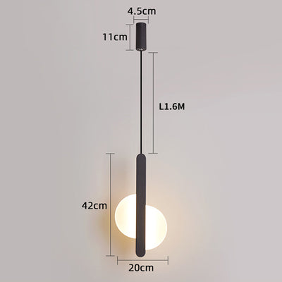 Bedside Hanging Light, Pendant Light for Bedroom