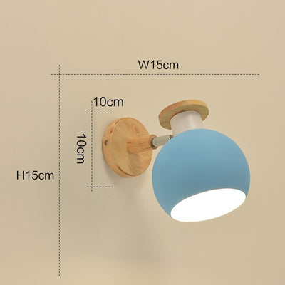 Bedside Wall Light, Colorful Macaroon Wall Light for Bedroom