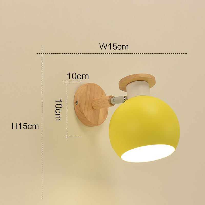 Bedside Wall Light, Colorful Macaroon Wall Light for Bedroom