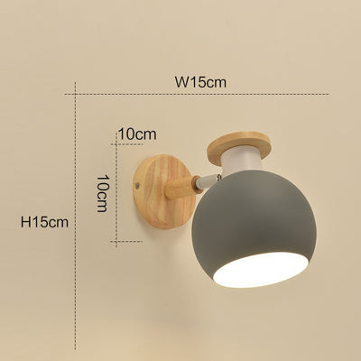 Bedside Wall Light, Colorful Macaroon Wall Light for Bedroom