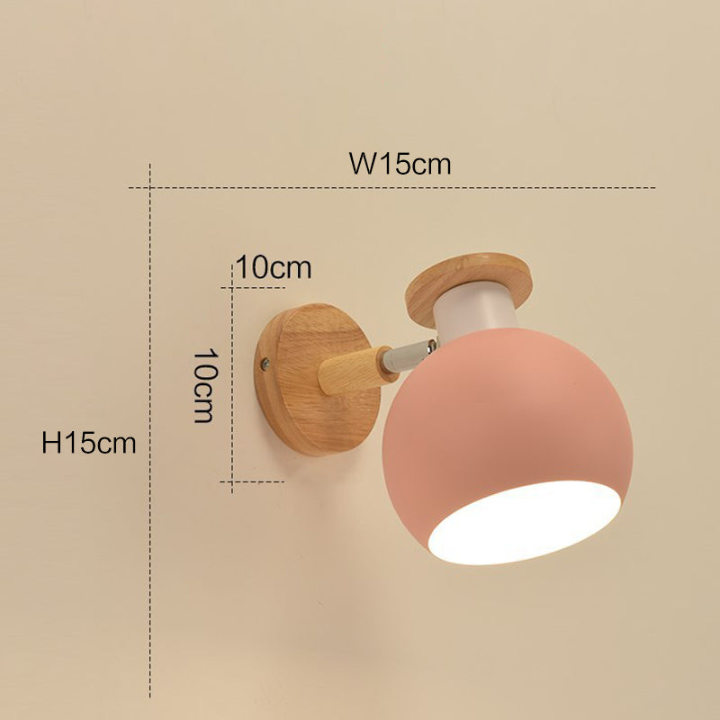 Bedside Wall Light, Colorful Macaroon Wall Light for Bedroom