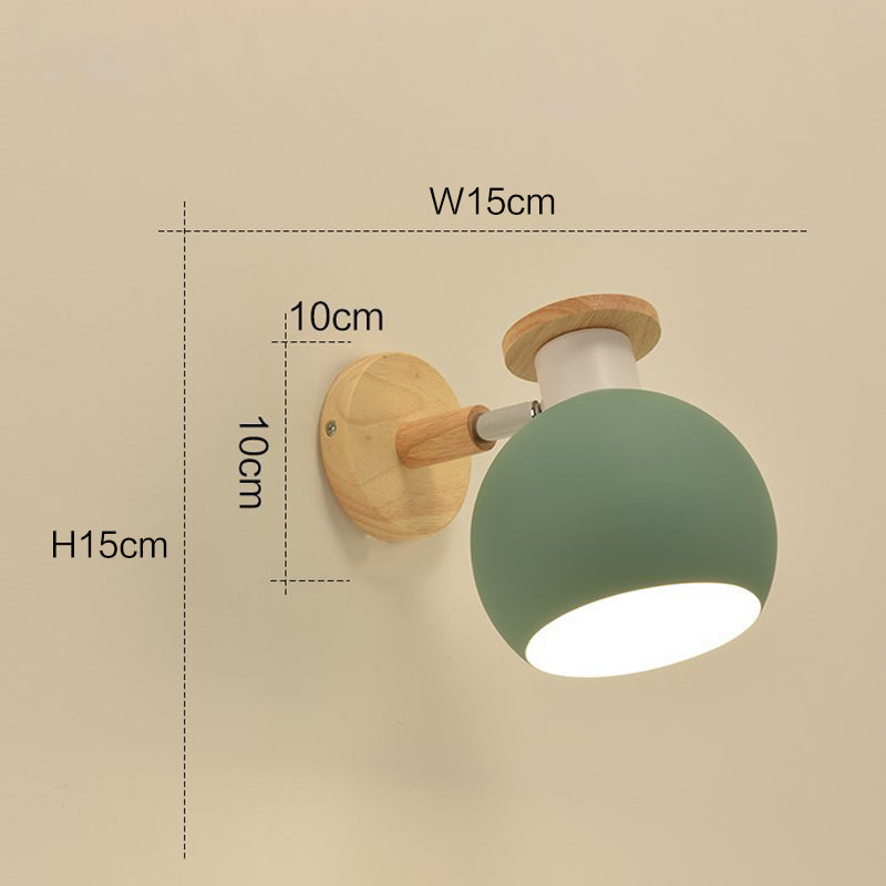 Bedside Wall Light, Colorful Macaroon Wall Light for Bedroom