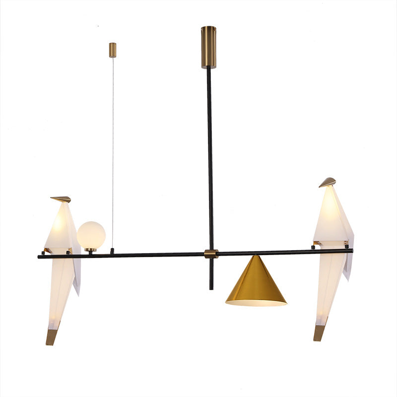 Bird Hanging Light, Pendant Light for Dining Room