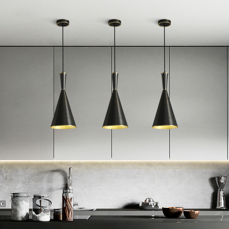 Black Hanging Light, Pendant for Dining Room