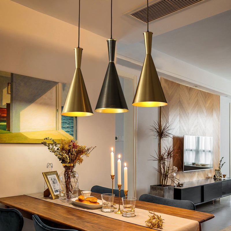 Black Hanging Light, Pendant for Dining Room