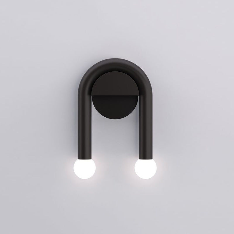 Black U-shaped Wall Light, Modern Wall Light, Wall Light for Bedroom