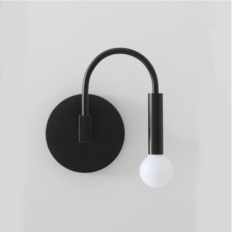 Black U-shaped Wall Light, Wall Light for Hallway, Wall Light for Bedroom