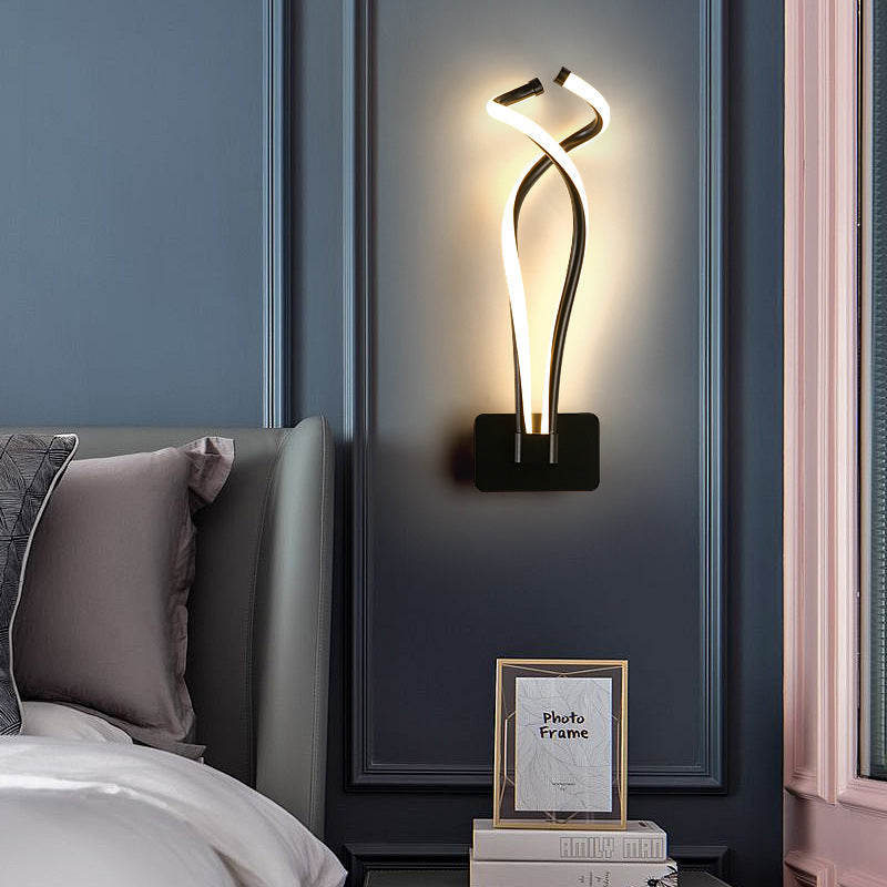 Black Wall Light, Bedside Wall Light