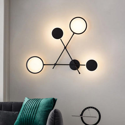 Black and White Wall Lamp, Wall Light for Living Room