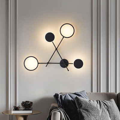 Black and White Wall Lamp, Wall Light for Living Room