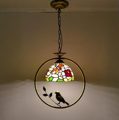 Vintage Tiffany Lamp for Living Room, Nordic Pendant Light, Hallway Light