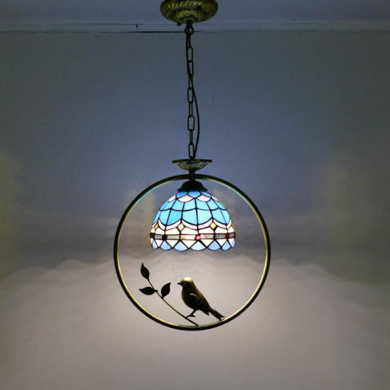 Vintage Tiffany Lamp for Living Room, Nordic Pendant Light, Hallway Light