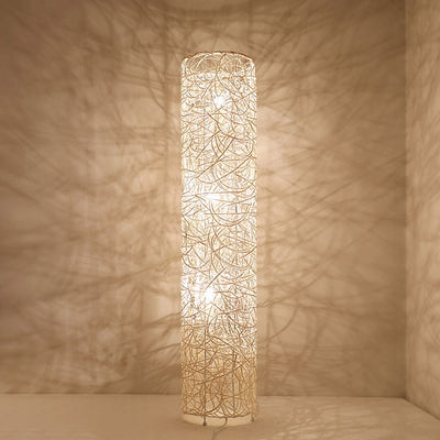 Modern Floor Lamp, Rattan Living Room Light, Bedroom Light