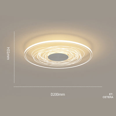 Circle Ceiling Light, Hallway Ceiling Light, Foyer Light