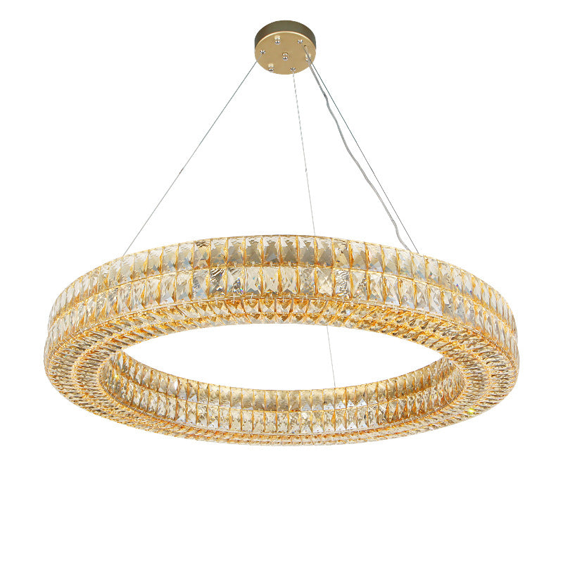 Circle Crystal Chandelier, Chandelier for Living Room