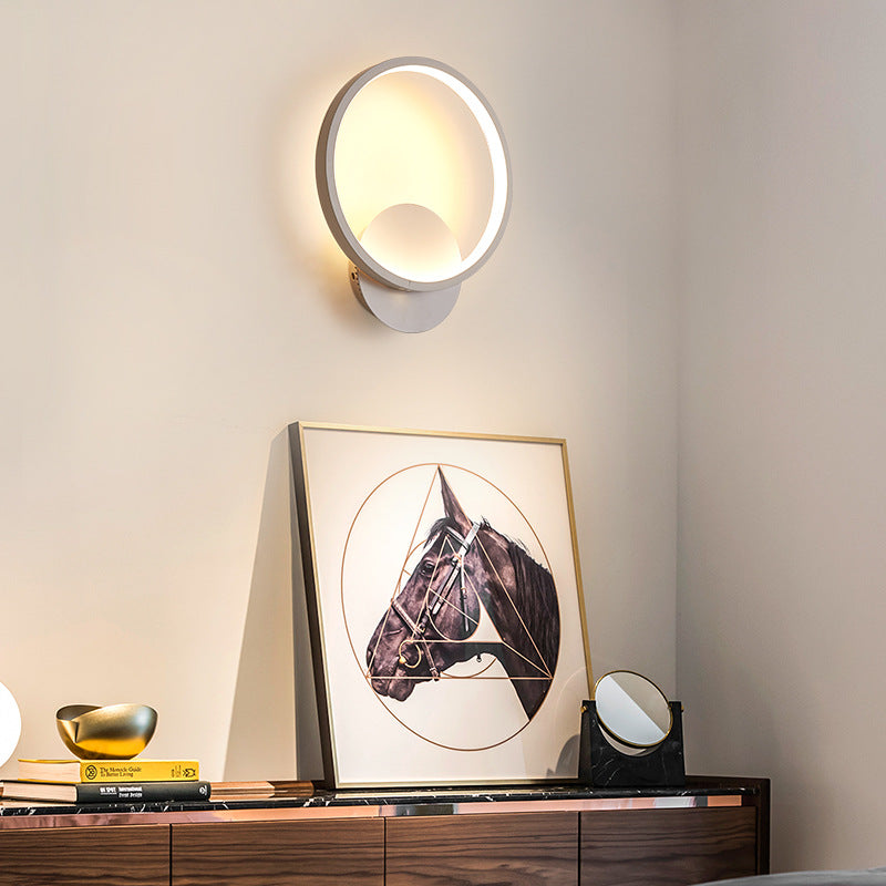 Circle Wall Light, Bedside Wall Light, Wall Light for Living Room