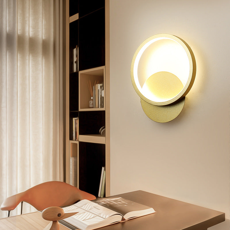 Circle Wall Light, Bedside Wall Light, Wall Light for Living Room