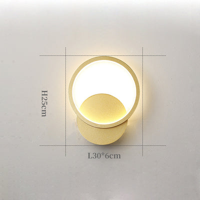 Circle Wall Light, Bedside Wall Light, Wall Light for Living Room