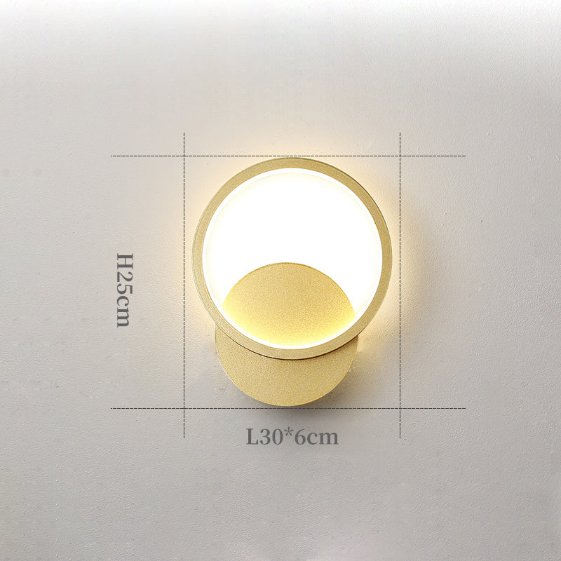 Circle Wall Light, Bedside Wall Light, Wall Light for Living Room