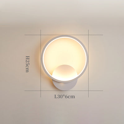 Circle Wall Light, Bedside Wall Light, Wall Light for Living Room