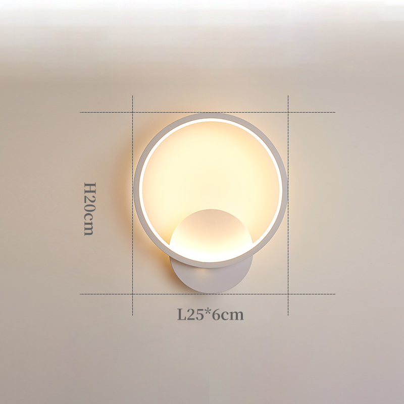 Circle Wall Light, Bedside Wall Light, Wall Light for Living Room